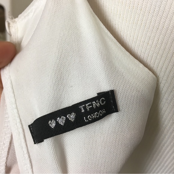 TFNC Midi Dress With Sequin Leaf Wrap US 8 - Picture 4 of 9